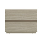 Manhattan Comfort - Table de nuit moderne Evelyn 32" à 1 tiroir - Naturel-Assemblage à domicile requis Tout le matériel inclus