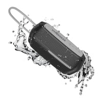 HyperGear - Haut-parleur Bluetooth sans fil et étanche Wave - Noir/Gris-Son stéréo HD puissant de 10 W