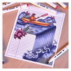 Crayola - 8 marqueurs double pointe à base d'alcool Crayola Colour Collections - Soleil radieux - paquet de 8-Couleurs vives et uniformes sur tous types de papier : profitez d'une application de couleur parfaite sur tous les supports, des pages à colorier de qualité AU papier d'imprimante ordinaire