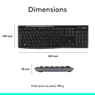 Logitech MK270 Combo Clavier et Souris Sans Fil pour Windows-9