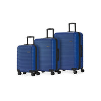 Swiss Mobility - SEA Ensemble de bagages rigides 3 pièces - Voile-Doubles roues pivotantes à 360 degrés pour un roulement fluide et silencieux