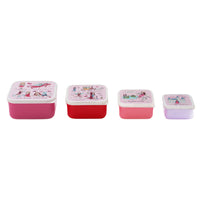 Tyrell & Katz - Boites a Gouter Princesse, lot de 4-Nid de boîtes pour un rangement compact