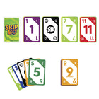 Mattel Games - SkipBo-Les joueurs s'affrontent pour se débarrasser de leur pile de cartes en les combinant avec celles de leur main et des piles de défausse, mais ils doivent les jouer dans l'ordre : c'est aussi simple que 1-2-3-4… !