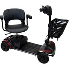 Mobile Patient Lift - Eleanor Scooter électrique motorisé - 41,3 po L x 19 po l x 34,6 po H - Rouge-Le cadre robuste supporte jusqu’à 300 lb de capacité pour une mobilité quotidienne fiable