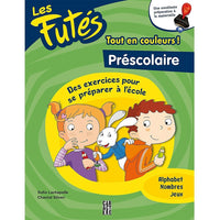 Caractère - Les Futés, préscolaire-Le cahier Les Futés initie l'enfant à l'apprentissage de l'alphabet, des nombres, des jeux de logique, de rimes, de reconnaissance des sons, des équations mathématiques simples, etc.