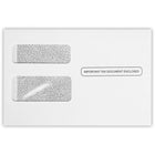 JAM Paper - Enveloppe W2 Double Fenêtre avec Teinte Sécurisée, Blanc, 5 3/4 x 9 1/4, Paquet de 250-Enveloppes w-2/1099 : ces enveloppes w-2/1099 mesurent 5 3/4 x 8 7/8 et sont conçues pour les formulaires 1099r et 1099 misc. elles sont dotées d'une double fenêtre pour que vous n'ayez pas à les adresser à la main. il suffit de positionner les adresses sur les formulaires fiscaux dans les fenêtres. chaque enveloppe est préimprimée avec la mention « document fiscal important ci-joint » pour garantir une attent