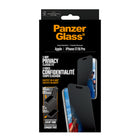 PanzerGlass - ClassicFit 2-Voies Protecteur d'écran de confidentialité iPhone 17/16 Pro avec EasyAligner-Aligneur facile inclus . 60 % de verre recyclé certifié GRS