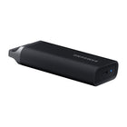 Samsung - T5 EVO USB 3.2 SSD portable de 2 To - Noir-Conception en caoutchouc résistant aux chocs avec protection contre les chutes jusqu'à 6 pieds