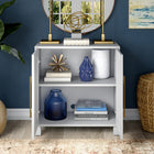 Hudson&Canal - Meuble d'appoint Chabot de 71 cm de largeur - Blanc-Caractéristiques assemblage facile