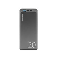 LOGiiX Piston Power Banque de Puissance Portable 20000 mAh 20W - Gris Graphite-Une batterie externe luxueuse de 20 000 mAh en aluminium