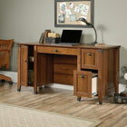 Sauder 59"W La Collection Carson Forge Bureau - Finition Washington Cherry-  Fini sur toutes les faces pour un placement polyvalent