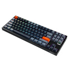 Adesso - EasyTouch 1100 Clavier mécanique – RVB, filaire/sans fil/Bluetooth, 88 touches, hot-swappable, QMK/VIA, touche Copilot-Disposition compacte de 88 touches : design peu encombrant avec toutes les fonctionnalités d’un clavier complet