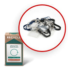 TerraCycle - Badges et cordons - Zero Waste Box - 10 x 10 x 18 - Petite-Veuillez nous envoyer les étiquettes de nom, les manchons en plastique, les attaches en métal ou en plastique, les cordons en tissu ou en plastique.