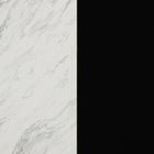 South Shore - Olio - Îlot de cuisine avec porte et tiroirs - Noir mat et Faux marbre blanc-Assemblage requis : nos produits nécessitent d’être assemblés. Cependant, soyez sans crainte! Chaque meuble vient avec un guide détaillé pour que vous viviez une expérience de montage sans souci.