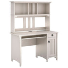 Bureau et clapier de mission Salinas de Bush Furniture (MY72208-03)-La surface stratifiée résistante aux rayures et aux taches fonctionne dur pendant des années