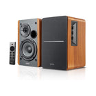 Edifier - R1280DB Enceintes de bibliothèque alimentées Bluetooth au design classique et au son moderne - Brun-Qualité sonore de studio avec reproduction sonore naturellement affinée grâce à des basses de 4 po et un tweeter à dôme en soie de 13 mm