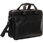 Mancini - Porte-documents à fermeture éclair pour portable 15.6 po / tablette Buffalo - 16.5po x 6po x 13po - Noir-Compartiment pour dossiers et documents