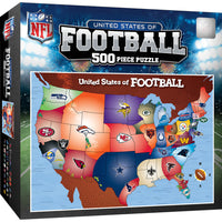 Masterpieces Puzzle Company - Carte de ligue NFL casse-tête de 500 pièces-Age: 14+