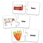 University Games - The Learning Journey Match It: On the Farm - Jeu d’Association Des Animaux De La Ferme - Puzzle De Préapprentissage Sur La Ferme-Développe une bonne coordination œil-main et des compétences tactiles
