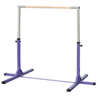 Soozier - Barre de gymnastique professionnelle pour tout-petits à domicile - violet-La hauteur peut être ajustée sur 13 niveaux  
