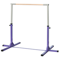 Soozier - Barre de gymnastique professionnelle pour tout-petits à domicile - violet-La hauteur peut être ajustée sur 13 niveaux  
