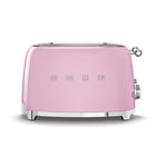 SMEG - Grille-pain 4 tranches 4x4 - rose-6 niveaux de grillage différents pour de meilleurs résultats ; fonction de décongélation ; fonction de réchauffage ; fonction bagel pour griller uniquement un côté de la tranche.