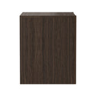 Manhattan Comfort - Linda 24" Table de nuit moderne à 2 tiroirs - Noyer brun - Lot de 2-Assemblage à domicile requis Tout le matériel inclus