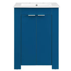 Modway - Maybelle 24" Vanette de salle de bain - Blanc marine-Vanité de salle de bain moderne