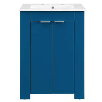 Modway - Maybelle 24" Vanette de salle de bain - Blanc marine-Vanité de salle de bain moderne