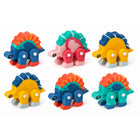 Merangue - Gommes dinosaures - Lot de 6-Lot de 6 gommes fantaisie en forme de dinosaures