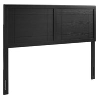 Modway - Archie Bois Tête de lit King, Noir-Tête de lit King Wood