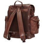 Mancini - Sac à dos pour portable 15 po Buffalo - 12po x 7po x 16po - Brun-Organisateur