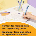 BIC - 4-Couleurs Pastel stylos-bille, pointe moyenne -1,0 mm -Couleurs d’encre classiques assorties- Paquet de 3-6