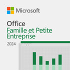 Microsoft Office Famille et Petite Entreprise 2024 pour 1 PC, Bilingue (Code numérique)-Achat unique pour 1 PC 