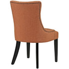 Modway - Regent Touffe Tissu Chaise à manger - Orange-Rembourrage en tissu polyester