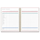 Orange Circle - Studio 2025 Agenda grand format à spirales Chats dans des jardins - 11 po x 8,50 po - Couleur assortie-9