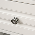 HOMCOM - Buffet 46 po avec casier à vin intégré et tiroir - blanc-Fabriqué en MDF P2 laqué massif, il est imperméable, durable et facile à nettoyer 