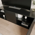Nexera - Trelisse Meuble Tele 3 portes Noir 60 pouce-6