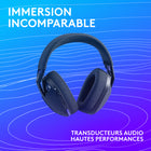 Logitech - G321 LIGHTSPEED, casque gaming Bluetooth sans fil - Noir-Commandes simplifiées: les boutons d’alimentation, Bluetooth® et de volume, facilement accessibles, vous permettent de régler rapidement les paramètres afin de rester concentré sur le jeu	