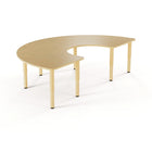 Mitybilt - Table en C Environ - 60 po L x 36 po P-Dessous de table résistant à la gomme à mâcher