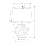 Monarch Specialties - Luminaire - 20 po H Lampe De Table - Béton Crème - Abat-Jour Ivoire / Crème - Moderne-Cet accent décoratif polyvalent illuminera tout espace contemporain, que vous le placiez sur une table d'appoint dans un salon ou sur une table de chevet dans votre chambre à coucher pour une option déclairage élégante