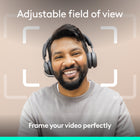 Webcam Logitech 4K Pro avec HDR et micros anti-parasite - Noir-Champ de vision réglable: choisissez un des trois préréglages de champ de vision diagonal pour cadrer parfaitement votre vidéo. Cadrez parfaitement le buste avec une diagonale de 65° ou cadrez plus largement en passant à 78° ou 90°.