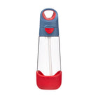 b.box - Bouteille Tritan - 600ml - Flamme Bleue-Forme triangulaire unique, facile à saisir pour les enfants