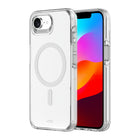 AXS - Crystal Shield D3O étui compatible MagSafe fabriqué à partir de matériaux recyclés pour Apple iPhone 16e - Transparent-Testé pour des chutes de 8 pieds, soutenu par la technologie D3O