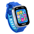 VTech KidiZoom Smartwatch DX4 - Bleu-Cette montre intelligente super cool est dotée de deux caméras, d'un grand écran, d'une haute résolution, d'un boîtier métallique haut de gamme, d'un lecteur de musique et bien plus encore