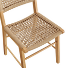Modway - Ensemble de 2 chaises de salle à manger tressées Tindra - Naturel-9