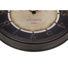 Monarch Specialties - Horloge - 16 po Rond - Horloge Murale - Brun Antique - Transitionnel-Aucun assemblage n'est nécessaire, il suffit d'insérer une pile AA (pile non incluse), de l'accrocher et de profiter de l'effet instantané que cette horloge de style transitionnel donne à l'espace
