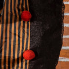 HOMCOM - Accessoire animatronique de clown avec yeux lumineux - pour fête-Couleur de la lumière : rouge 