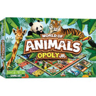 Masterpieces Puzzle Company - World of Animals Opoly Junior jeu de plateau-AGE: 6+