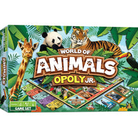 Masterpieces Puzzle Company - World of Animals Opoly Junior jeu de plateau-AGE: 6+